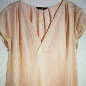 H&M V-neck Dusty Rose Satin blouse